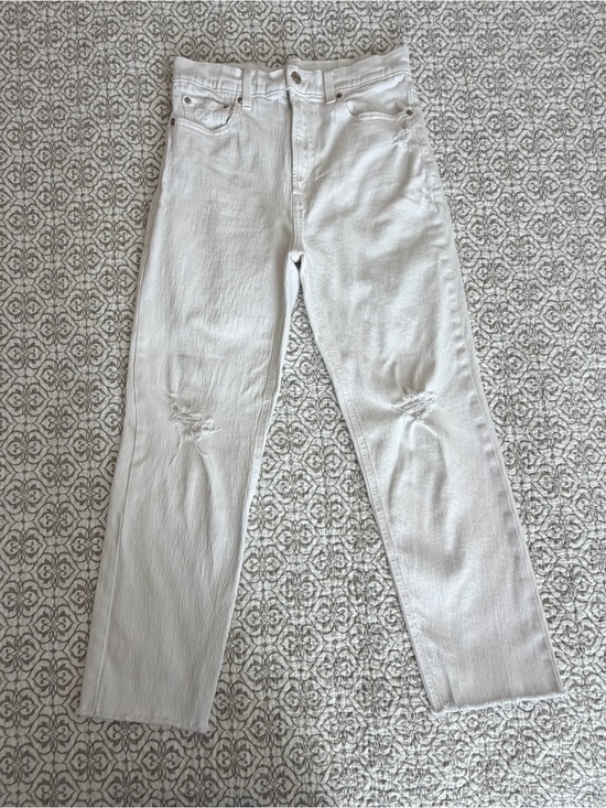 GAP Denim - Gap Cheeky Sky High Straight White Jeans size 6 Regular